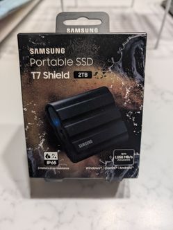 Samsung T7 Shield 2TB Portable SSD - Brand New / Factory Sealed