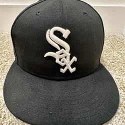 Chicago White Sox Fitted Hat Cap | Black New Era 59FIFTY US Men Size 7 1/2