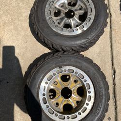 Dwt Front Beadlock wheels rims Yamaha Yfz450 Banshee 