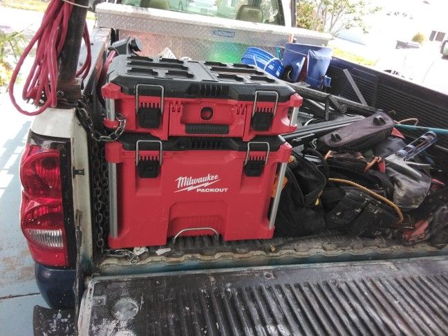 Milwaukee Packout Wheel Box And Compartment Box