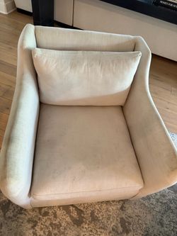 Set of 4 Swivel Chairs (light grey)