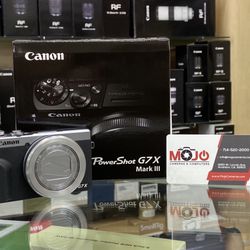 Canon Powershot G7X Mark III