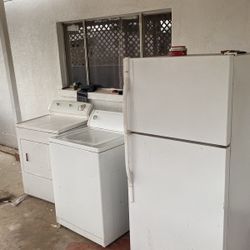 Refrigerator, Dryer, Washer 