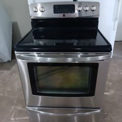 Kenmore stove electric stainless steel