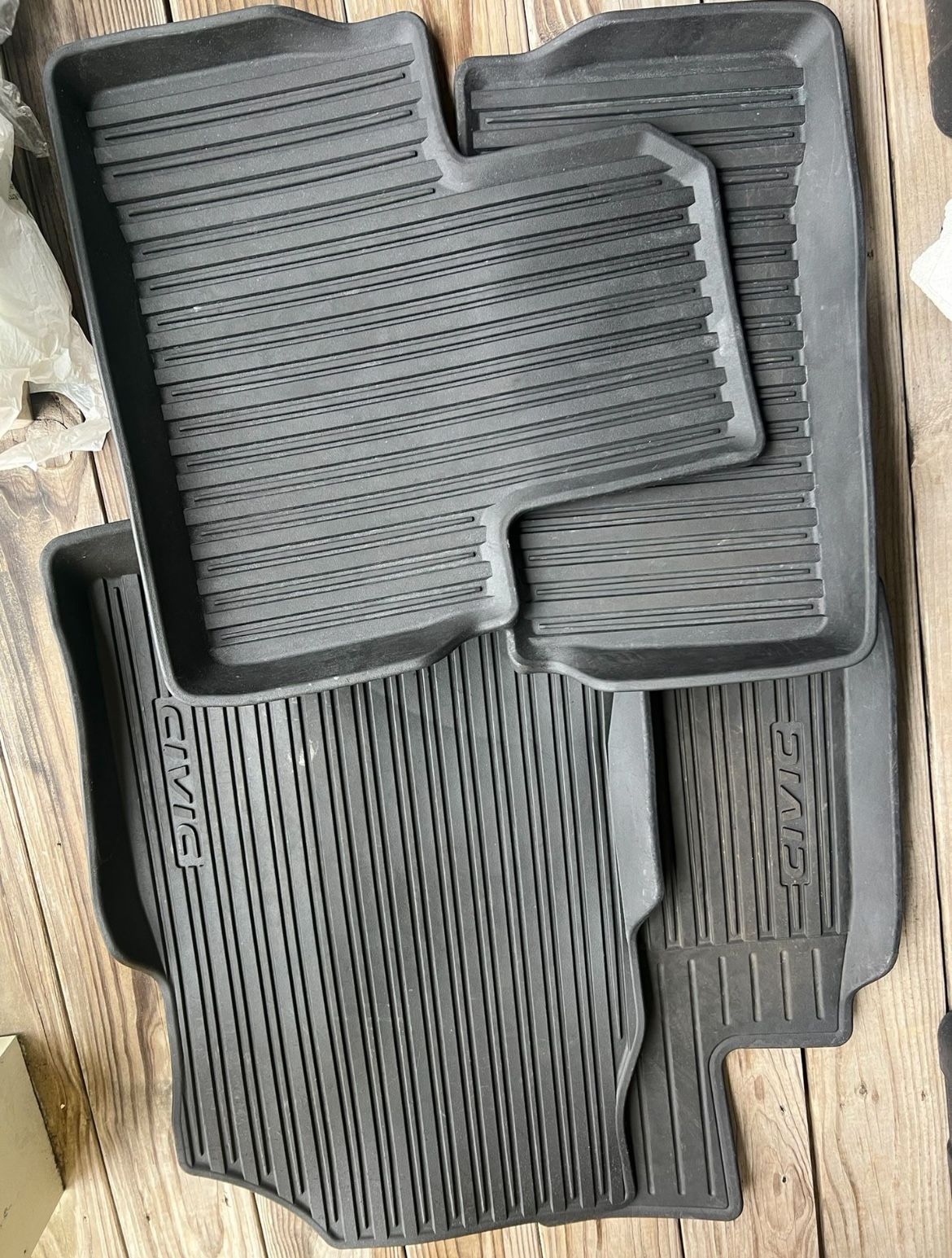 2016 to 2021 Honda Civic Hatchback all season mats seat protector Type R oem