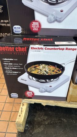 Better Chef Electric Countertop Burner 1000W Hot Plate | Brand New in Box