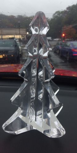 Mikasa lead crystal Christmas tree