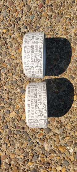 2 New Ceramic Dog Food And Water Bowls