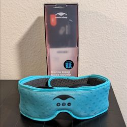 Manta SOUND Sleep Mask 100% blackout, ultra thin headphones, zero eye pressure