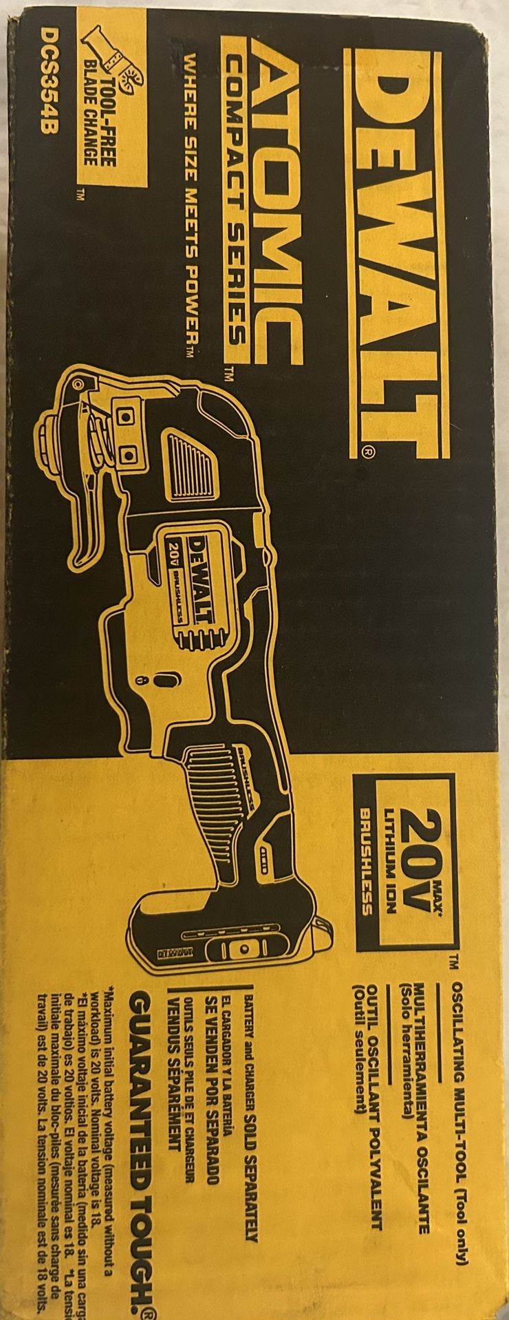 DEWALT ATOMIC COMPACT SERIES 20v