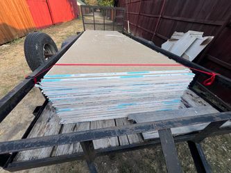 Stack of Drywall Sheets