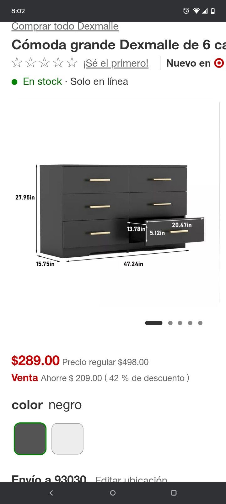 Hermosa Cómoda Negra Con 6 Compartimentos,All Products : American Fashion Style Bags On Sale