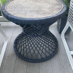 Small Weathered Bowed Coffee / Accent/ End - Table- Beautifully Crafted