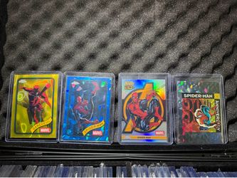 Topps Chrome Marvel Spider-Man & Daredevil Trading Card Lot