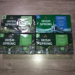 Lot Of 4 Irish Spring Soap 6pk