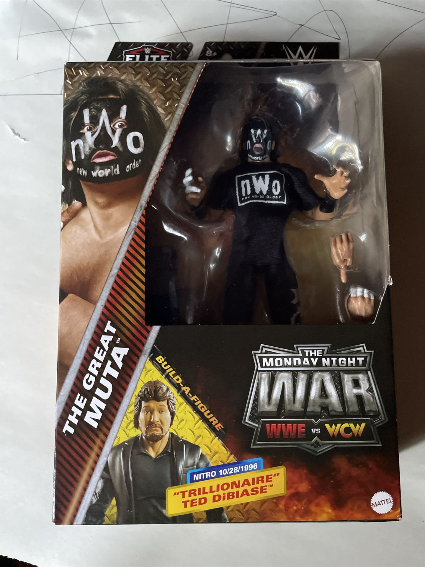 WWE Monday Night War Elite Collection The Great Muta Wrestling Action Figure New
