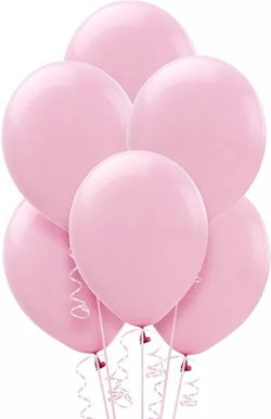 72 Pcs Pink Pastel Latex Balloons Party Girl Celebration