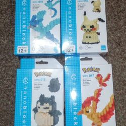 Pokemon Nano Blocks Set $40