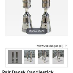 Dansk Sterling Silver Candle Holders 