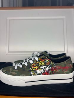 Ed hardy camo canvas