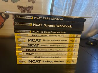 MCAT Review Books by The Princeton Review 3rd Edition