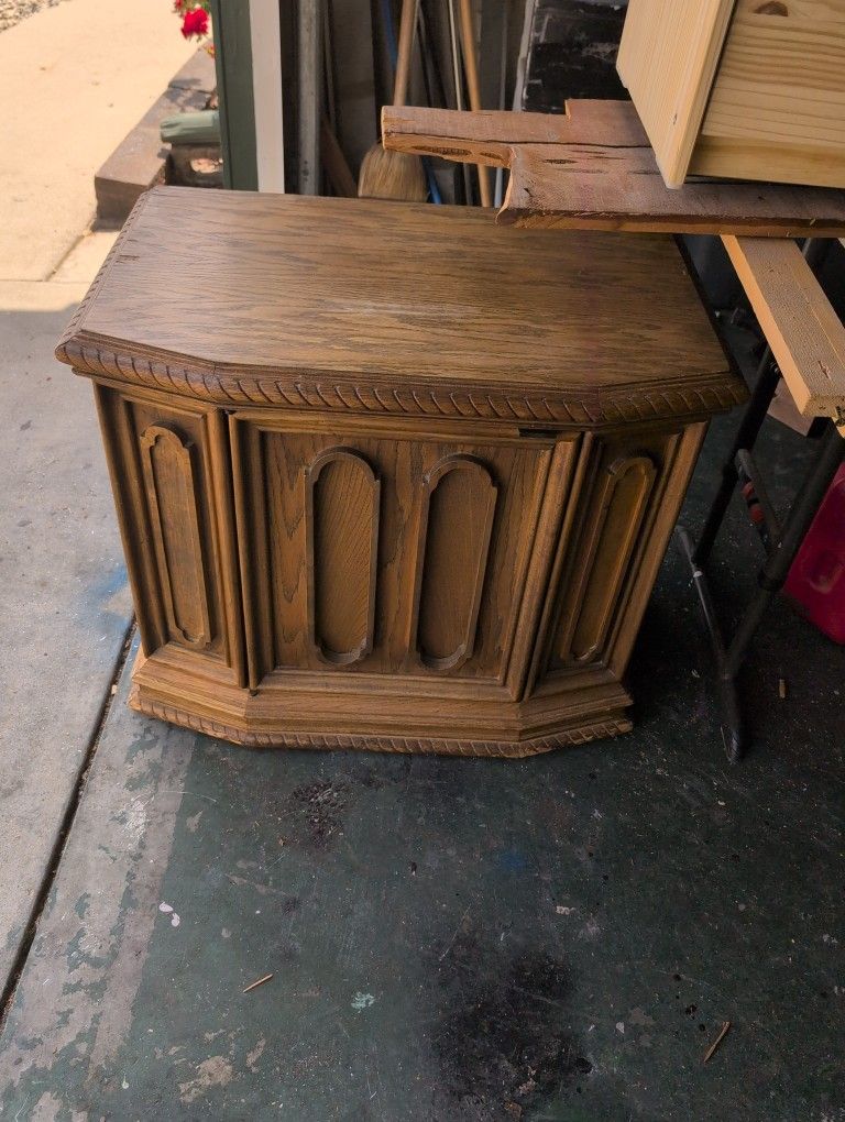 Old Vintage Antique Night Stand S