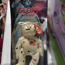 (RARE) ERRORS NIB " GLORY THE BEAR" RONALD MCDONALD CHARITIES TY BEANIE BABIE