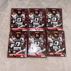 6 OPTIC DONRUSS FOOTBALL BLASTER BOXES