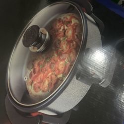 Electric pizza cooker