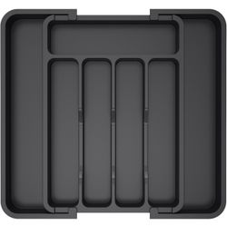 Aujen Silverware Drawer Organizer, Expandable Utensil Tray for Kitchen, BPA Free Flatware and Cutl