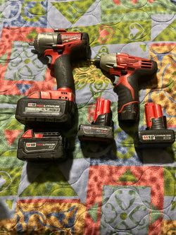 Milwaukee wrench drill and regular impact drill