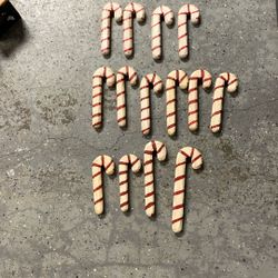 Wooden Candy Canes 