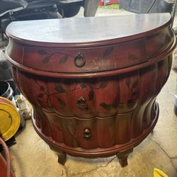 Antique Half Moon Commode