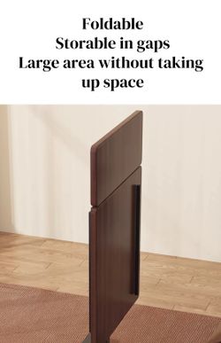 Bedside Table,Folding Overbed Bedside Desk Mobile Rolling Laptop Stand Tilting Overbed Table with Wheels Height Adjustable Tray Table for Laptop Bed S