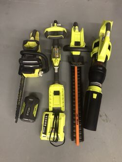 Ryobi 40v Combo With Battery And Charger