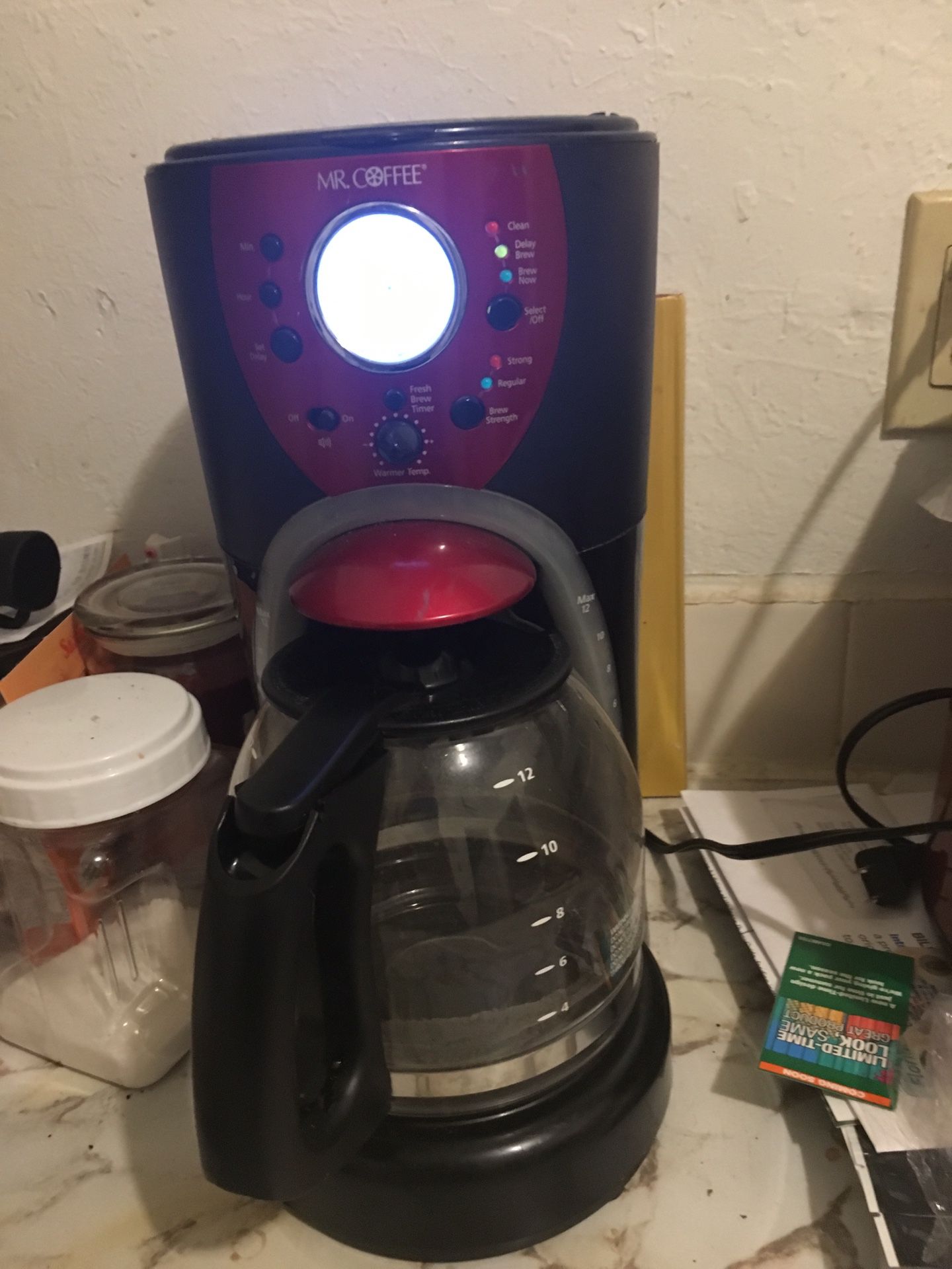 Mister Coffee With delayed brew coffee maker