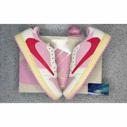Jordan 1 Low Travis Scott Tropical Pink 10 Men