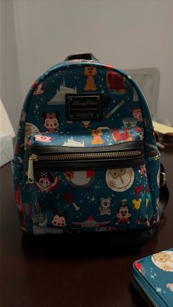 Loungefly mini backpack and wallet