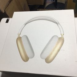 P9 Wireless Headphones Gold and White 