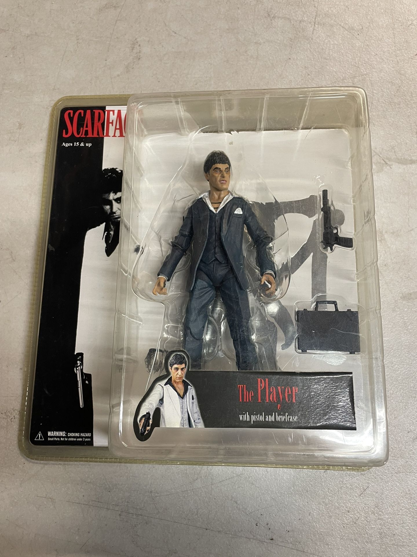 Scarface figure new in package from 2005 $45