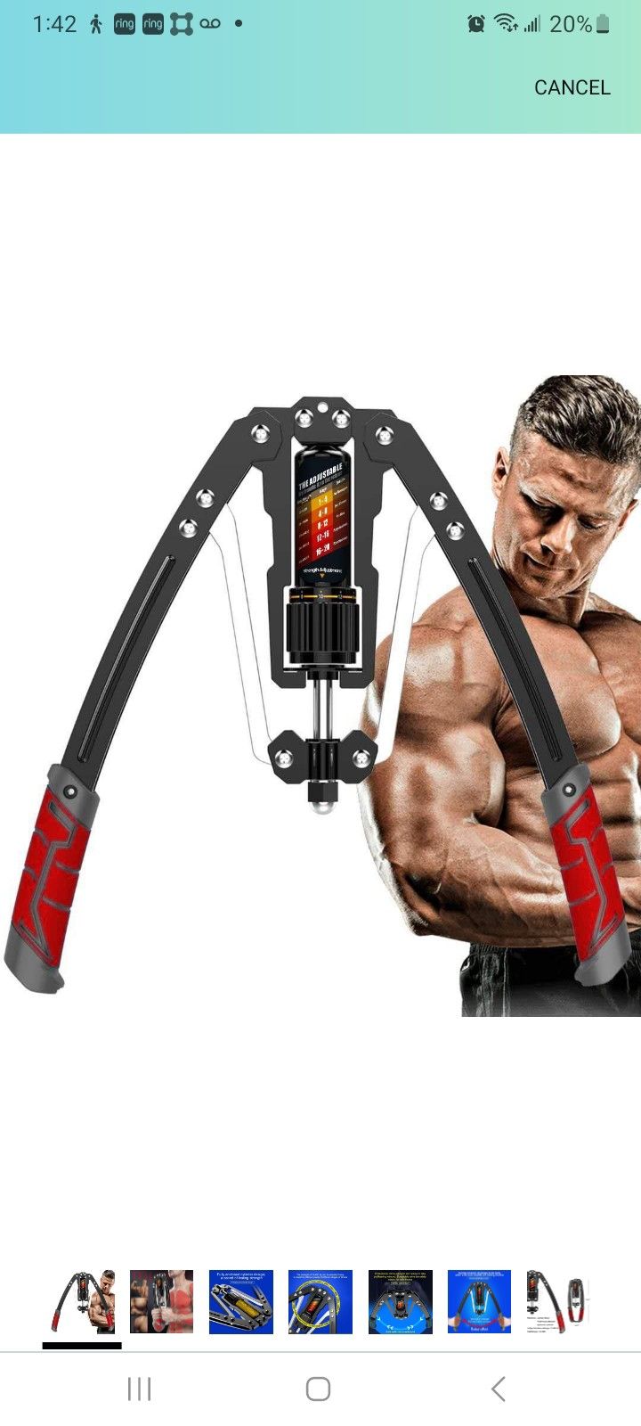 EAST MOUNT Twister Arm Exerciser - Adjustable 22-440lbs Hydraulic Power, Home Chest Expander, Shoulder Muscle Training Fitness Equipment, Arm Enhanced