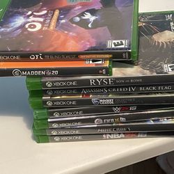 Lot Of 9 Xbox One Games 