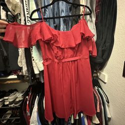Red Bridesmaid Dress