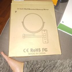 8in Wall Mount Makeup Mirror
