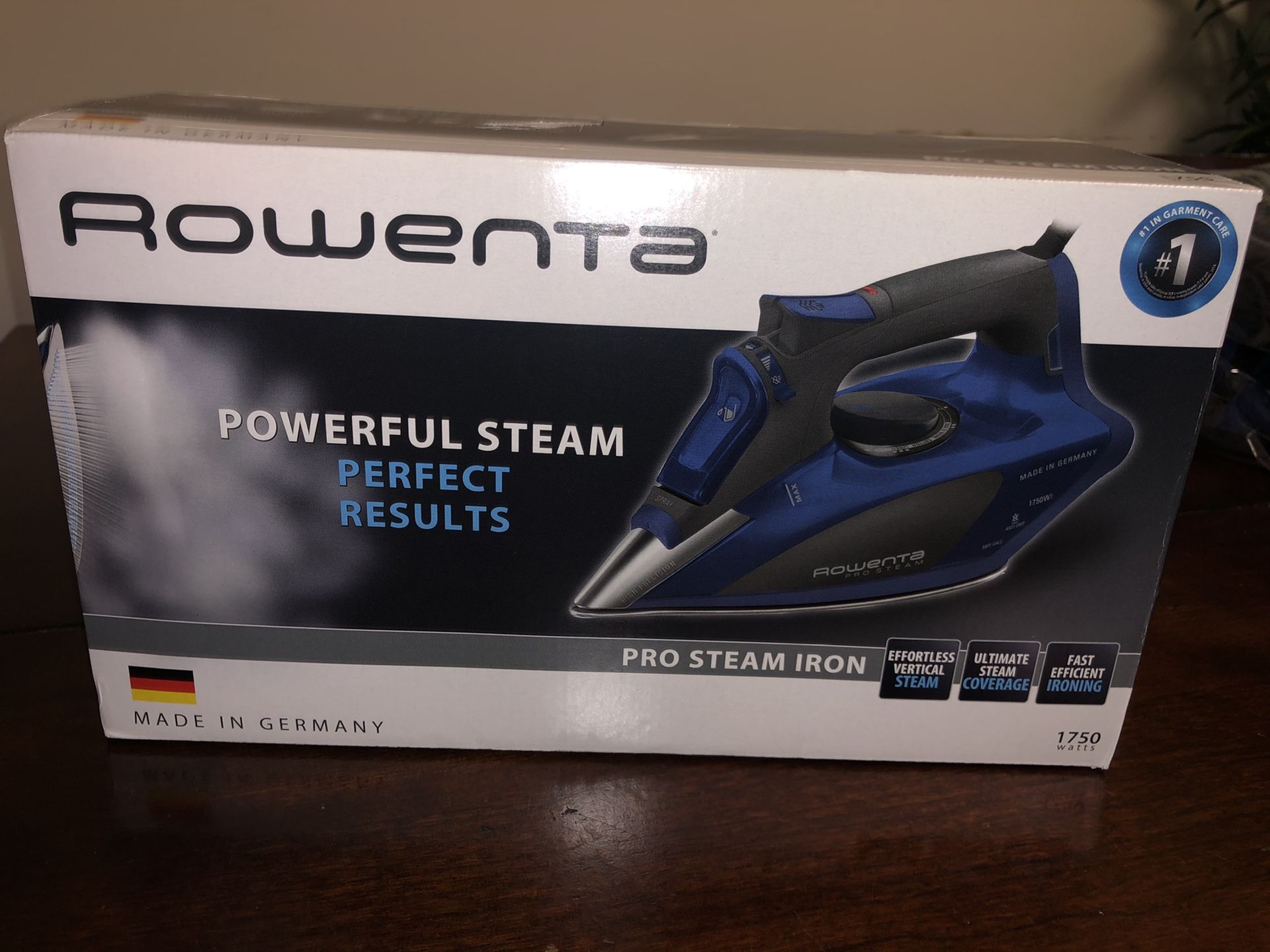 Rowenta DW5192 Pro Steam Iron Stainless Steel Soleplate with Auto-Off, 1750Watt