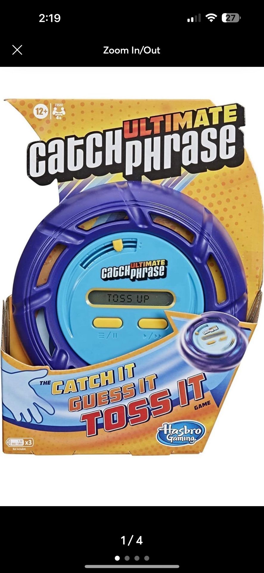 Hasbro Gaming Ultimate Catch Phrase Electronic Party Game