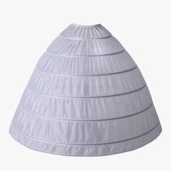 6 Hoop Petticoat for Women Underskirt Slip Crinoline For Bridal Dress. Brand new, stealing package. Never worn. This item can be delivered to your hom