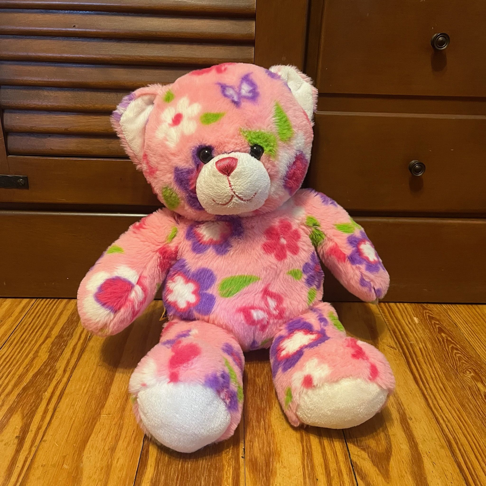 2012 Build-A-Bear Workshop The Enchanted Garden Blooming Floral Plush Teddy