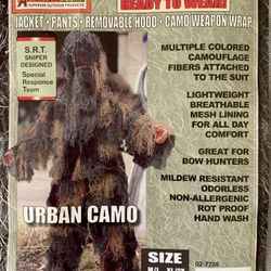 Teen Camouflage Sniper Suit (M/L)