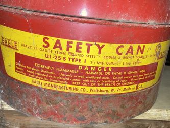 Vintage Eagle Fuel Cans